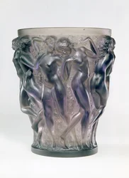 Bacchantes vaas door Lalique, ca. 1902